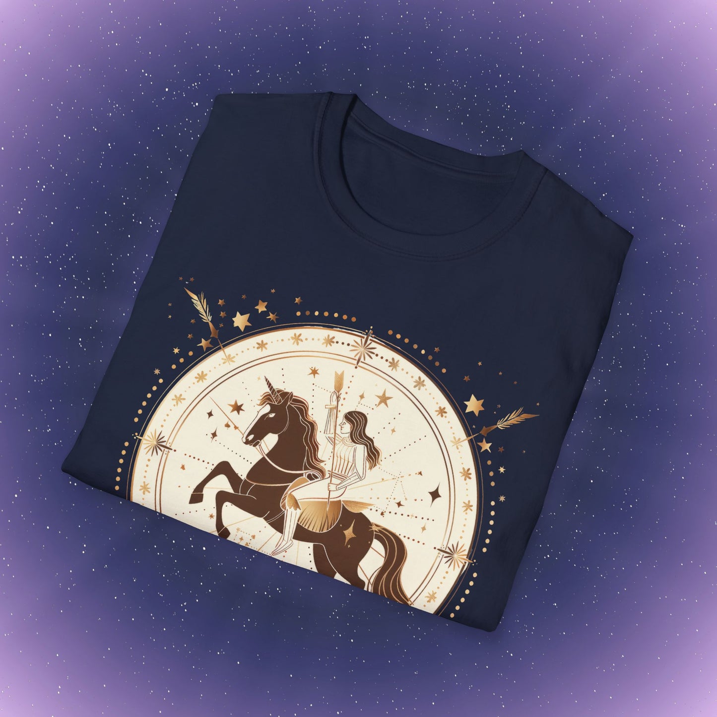 Camiseta bohemia del signo zodiacal Sagitario