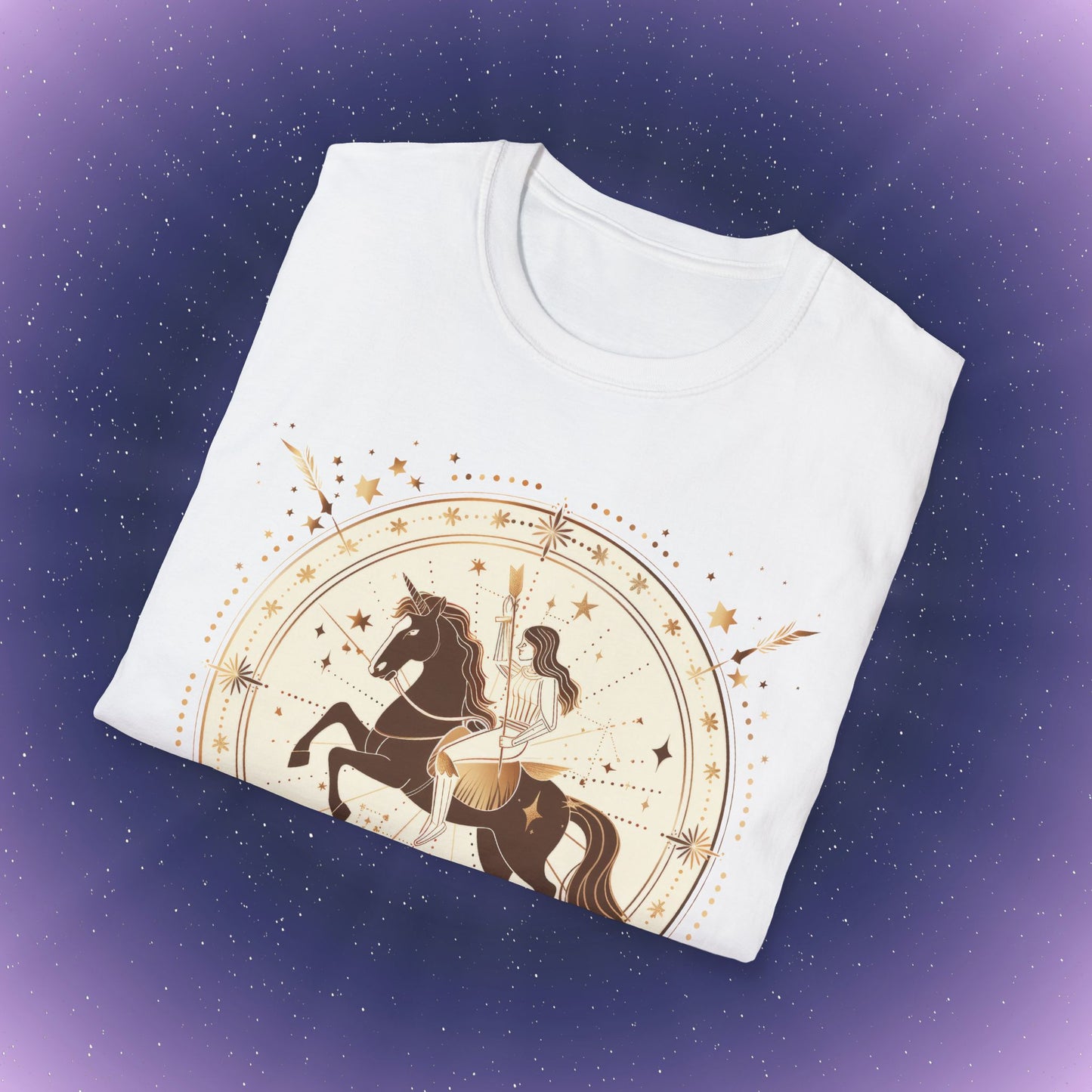 Camiseta bohemia del signo zodiacal Sagitario