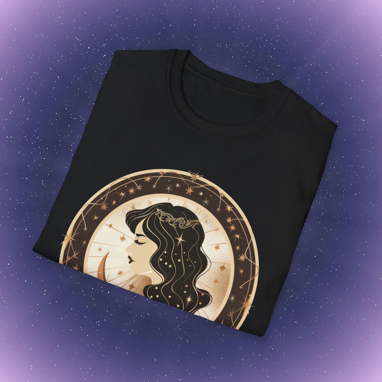 Camiseta bohemia del signo zodiacal Virgo