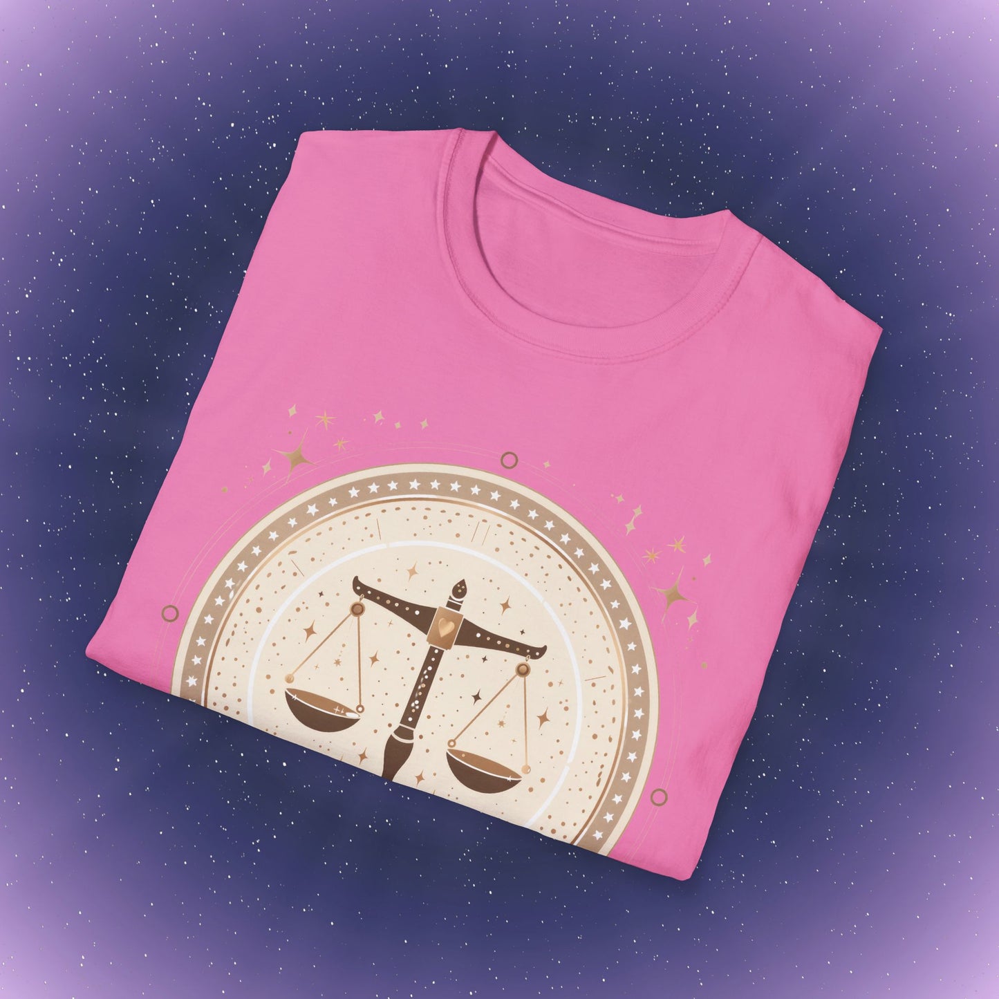 Camiseta bohemia del signo zodiacal Libra