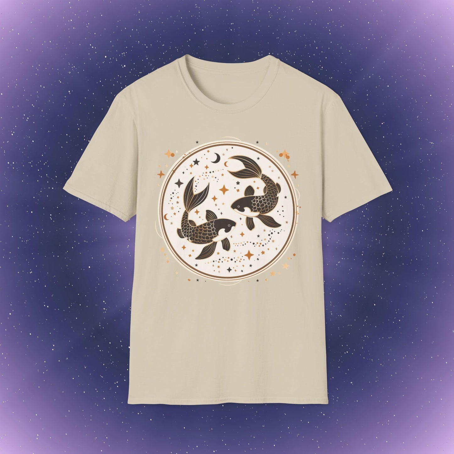 Camiseta bohemia del signo zodiacal Piscis