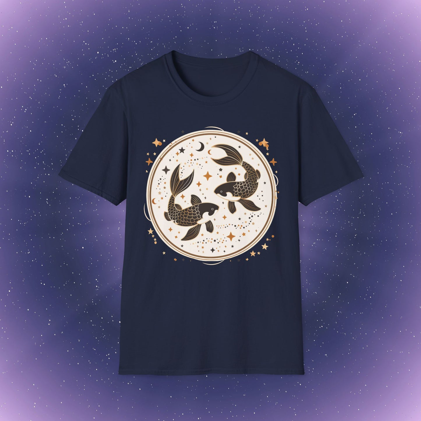 Camiseta bohemia del signo zodiacal Piscis