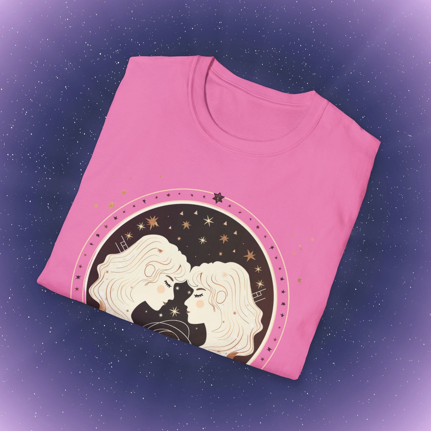 Camiseta bohemia del signo zodiacal Géminis