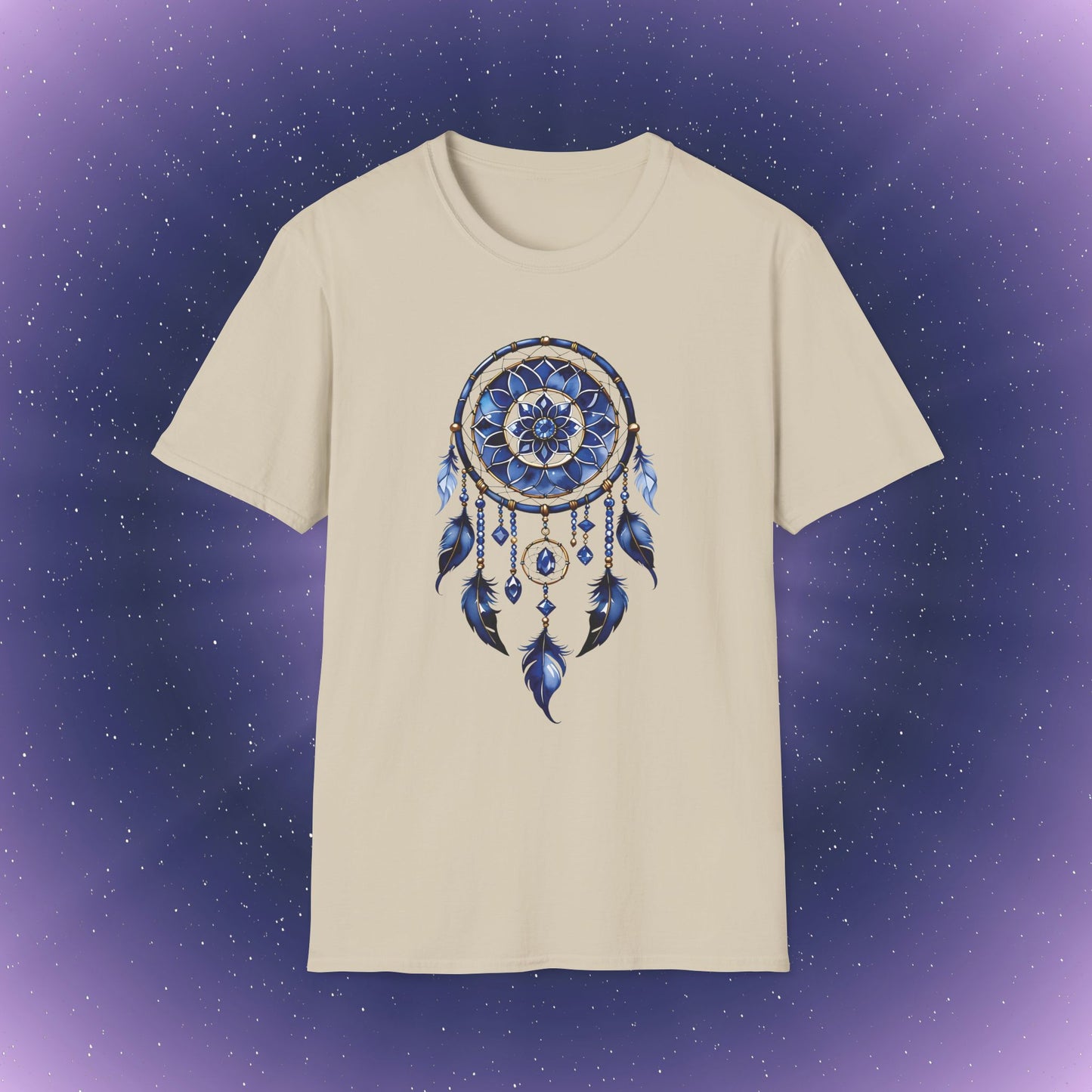 Camiseta atrapasueños con zafiro de Virgo
