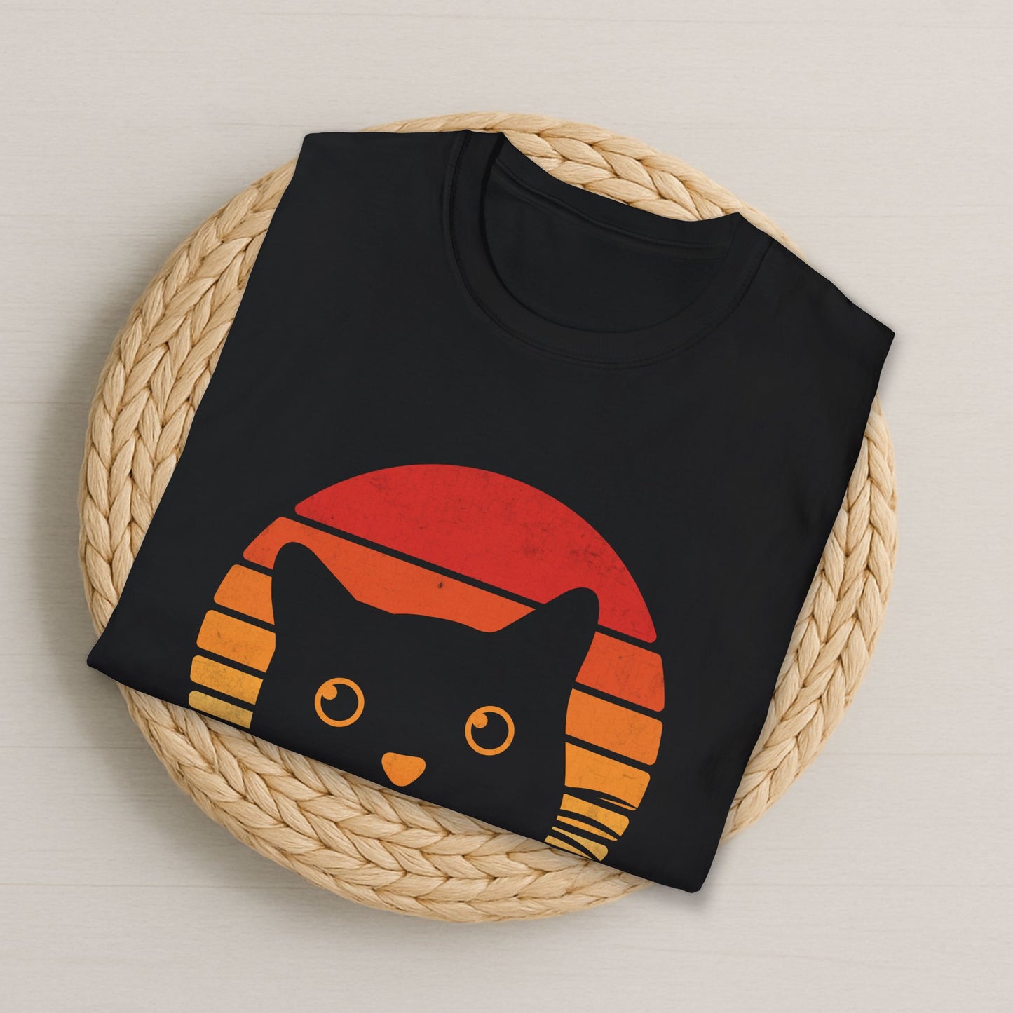 Ew People Retro-Katzen-T-Shirt