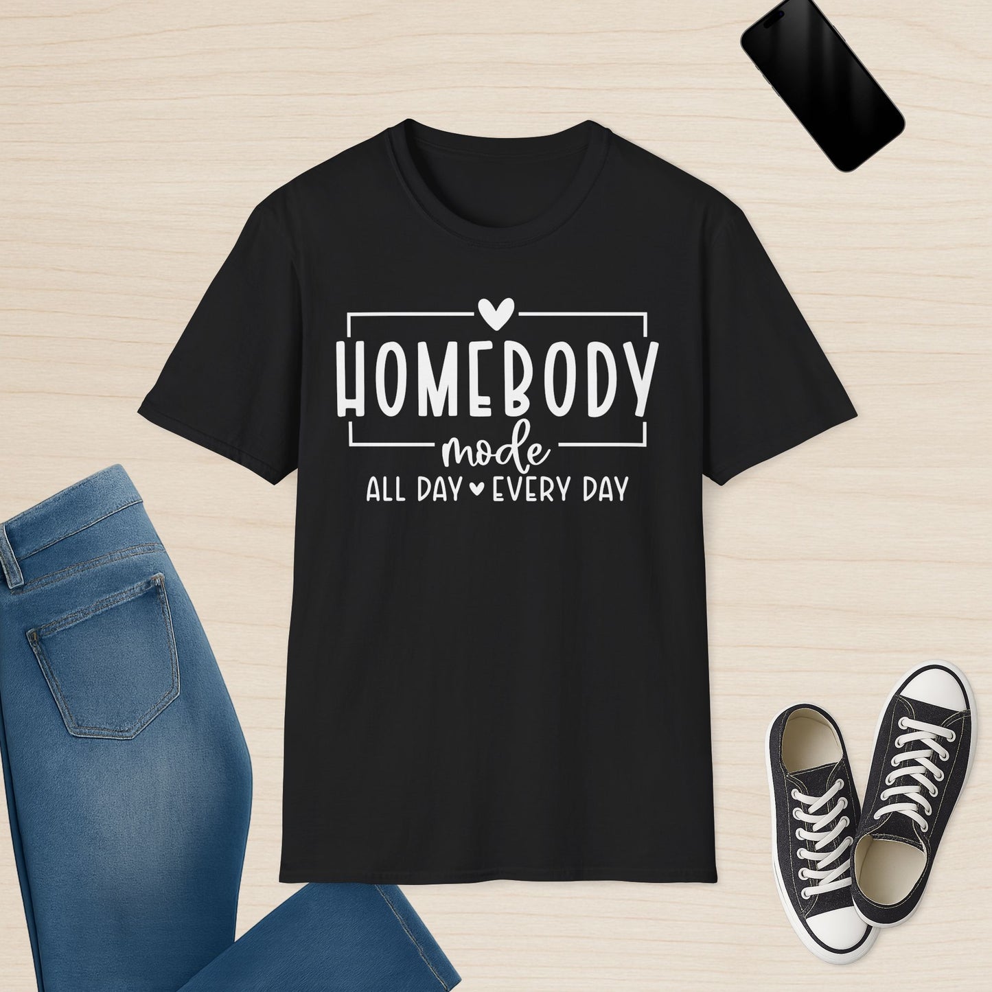 Homebody Mode Introvert T-Shirt