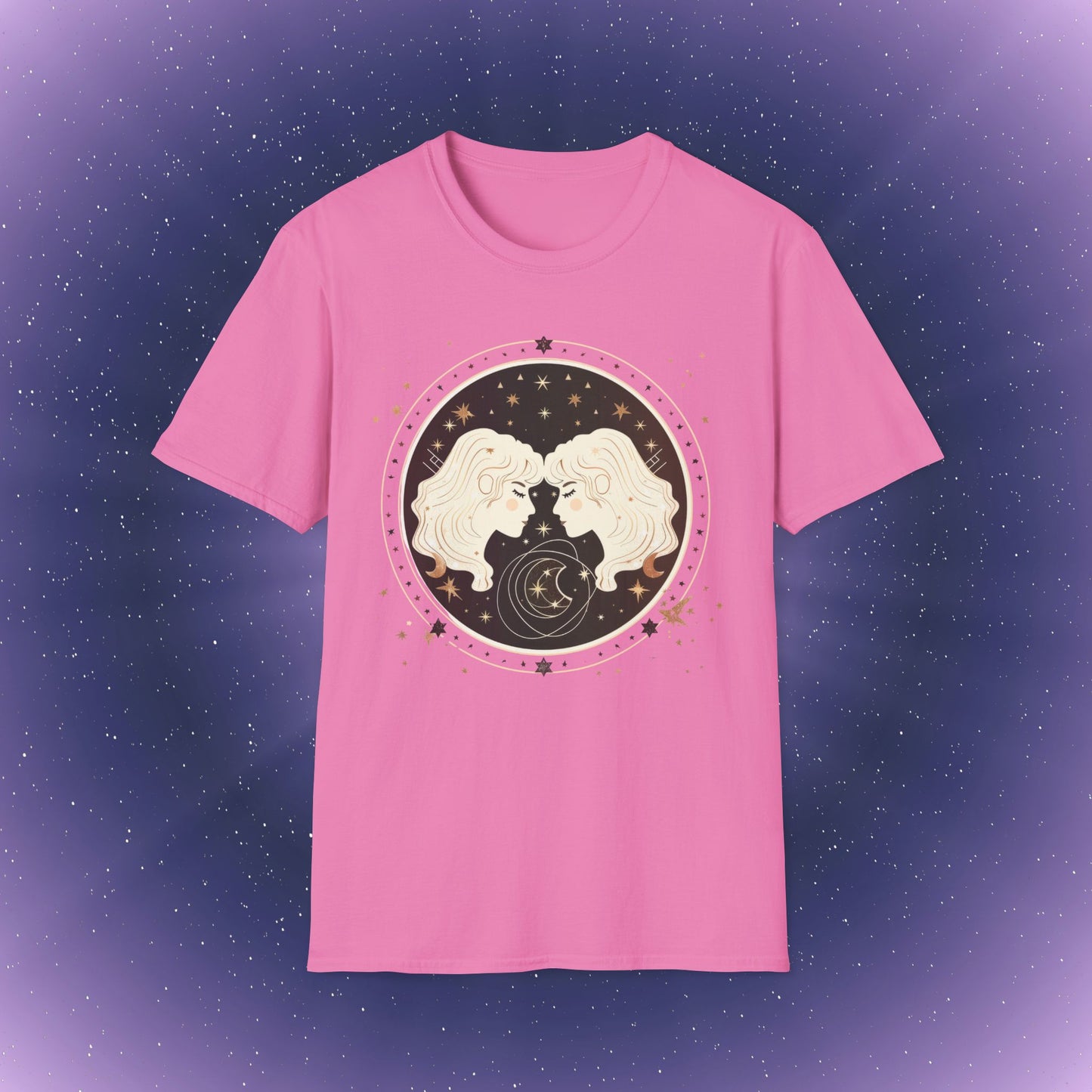 Camiseta bohemia del signo zodiacal Géminis