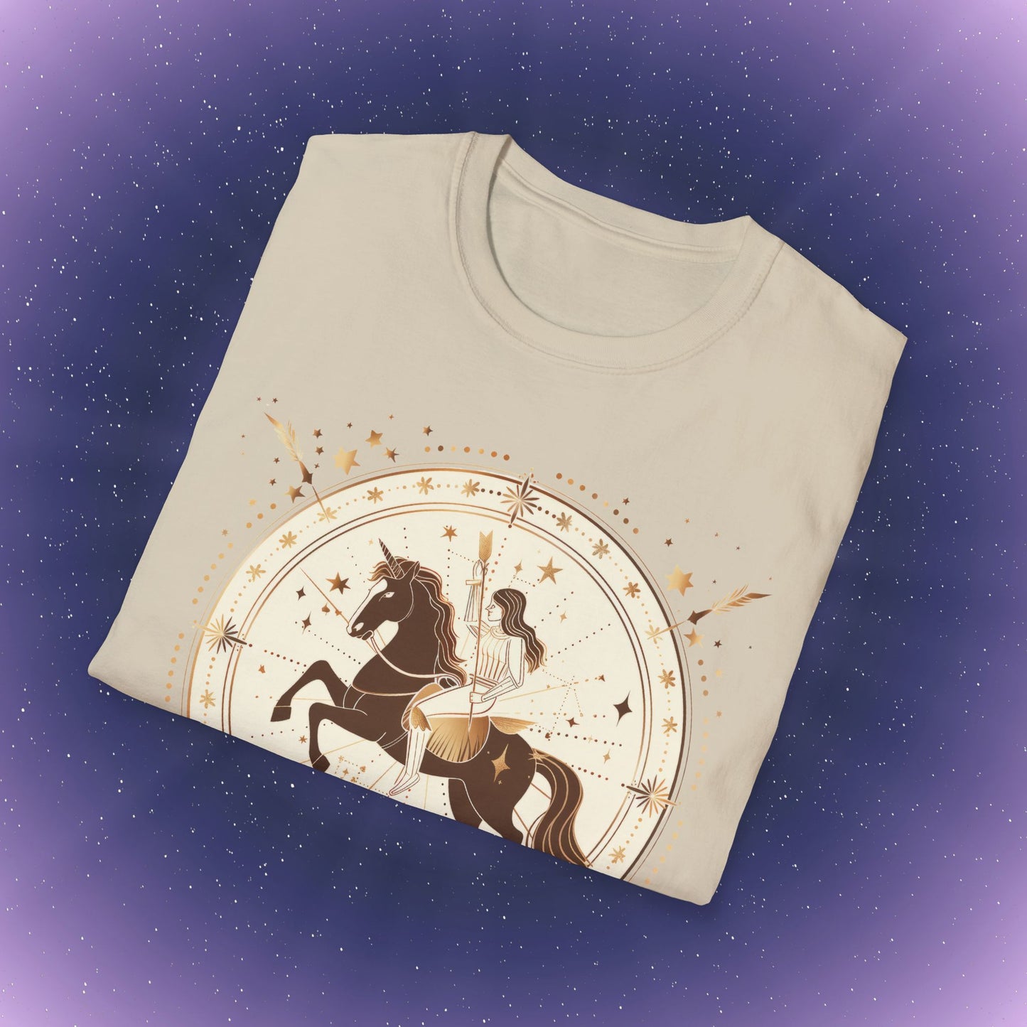 Camiseta bohemia del signo zodiacal Sagitario