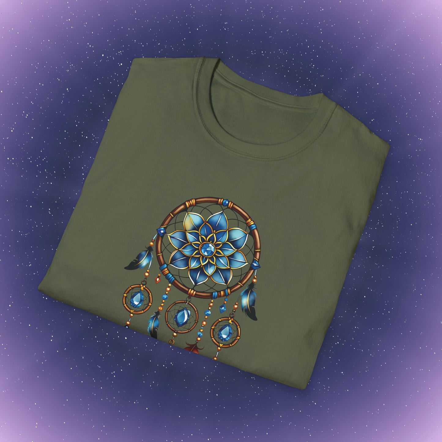Camiseta con atrapasueños y piedra natal de topacio de Escorpio