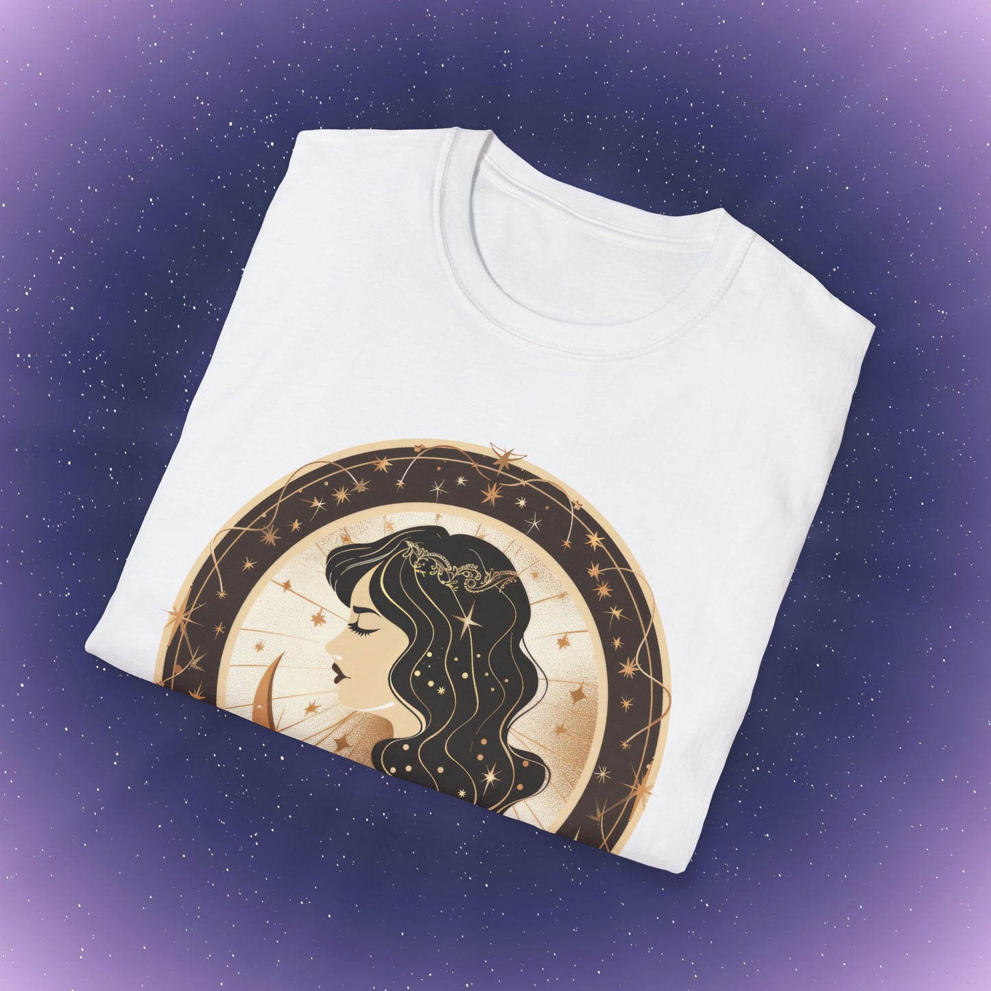 Camiseta bohemia del signo zodiacal Virgo