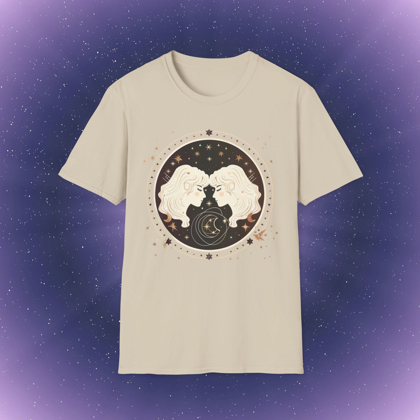 Camiseta bohemia del signo zodiacal Géminis