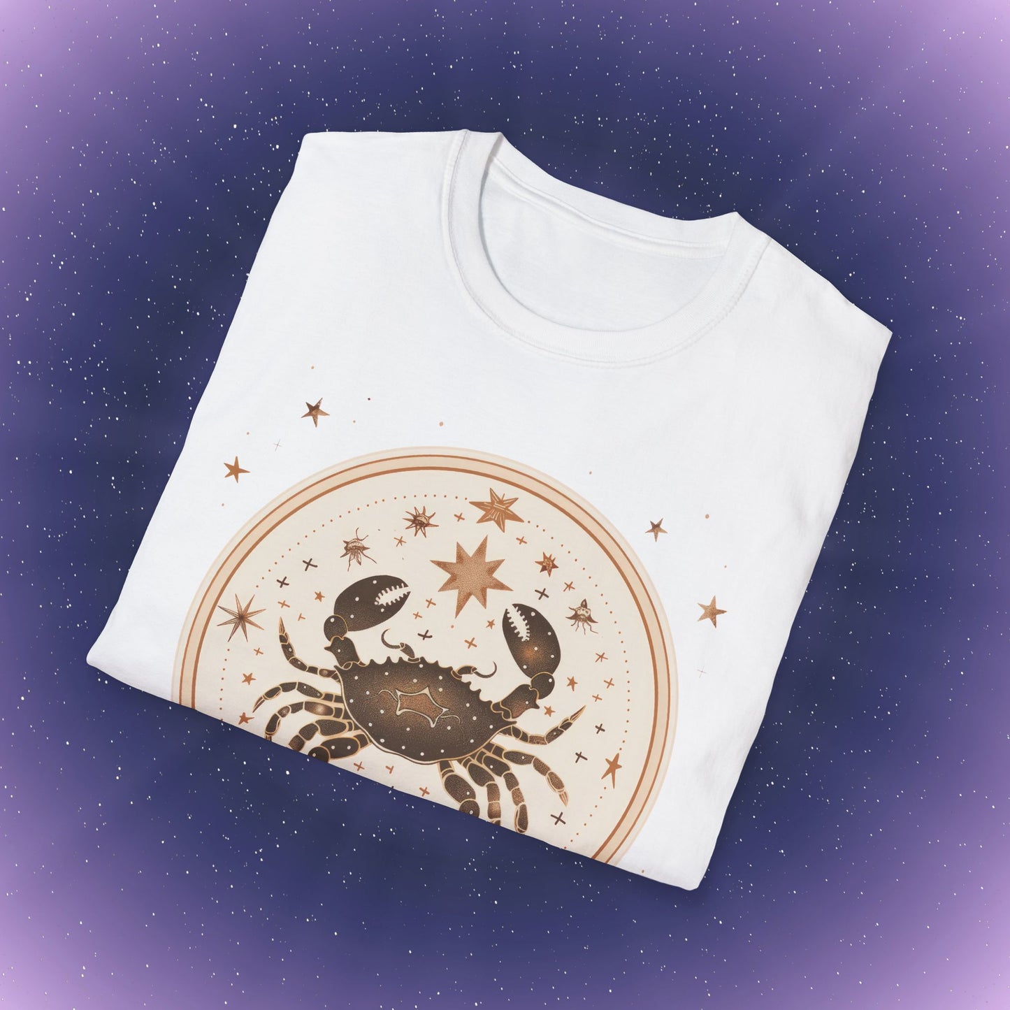 Camiseta bohemia del signo zodiacal Cáncer