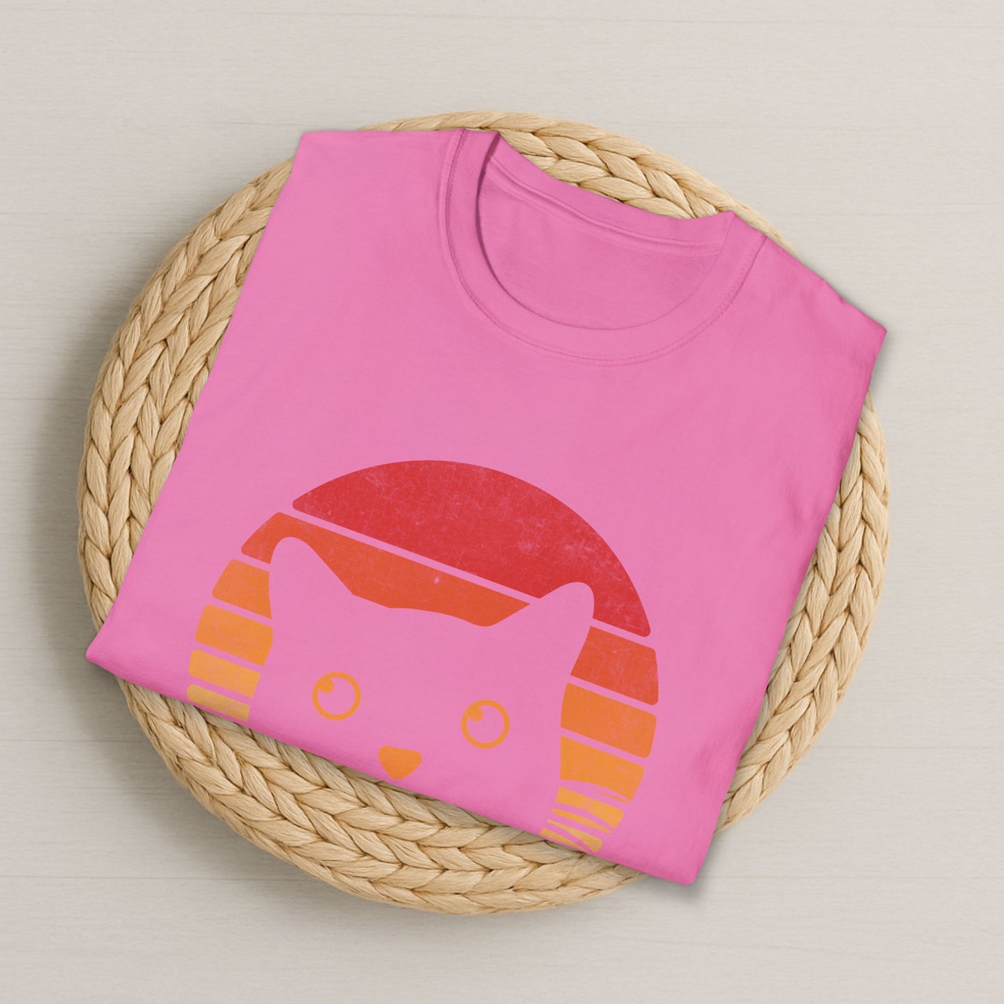 Ew People Retro-Katzen-T-Shirt