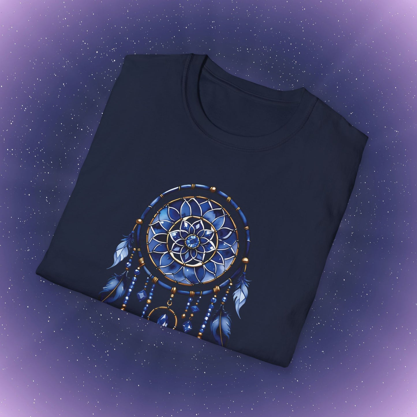 Camiseta atrapasueños con zafiro de Virgo