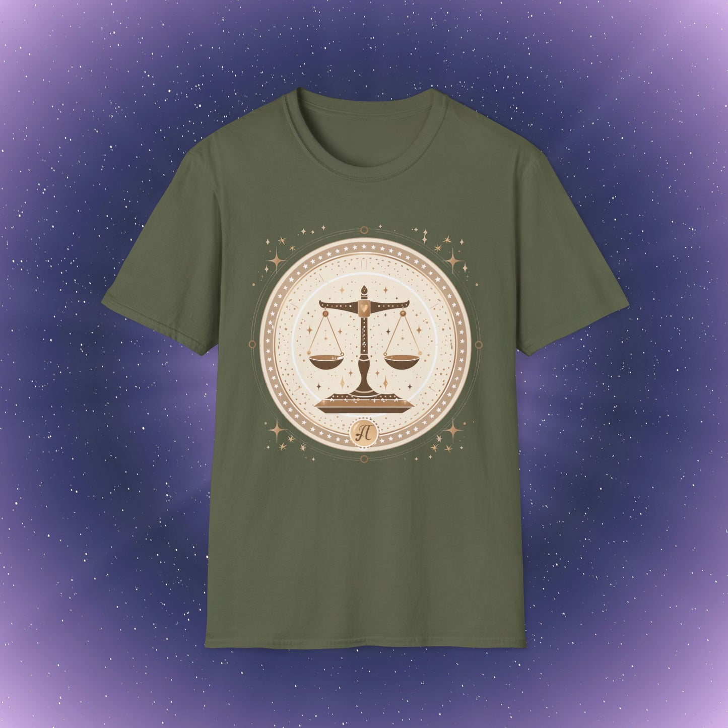 Camiseta bohemia del signo zodiacal Libra