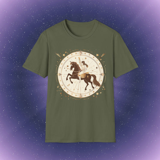 Sagittarius Boho Zodiac Sign T-Shirt