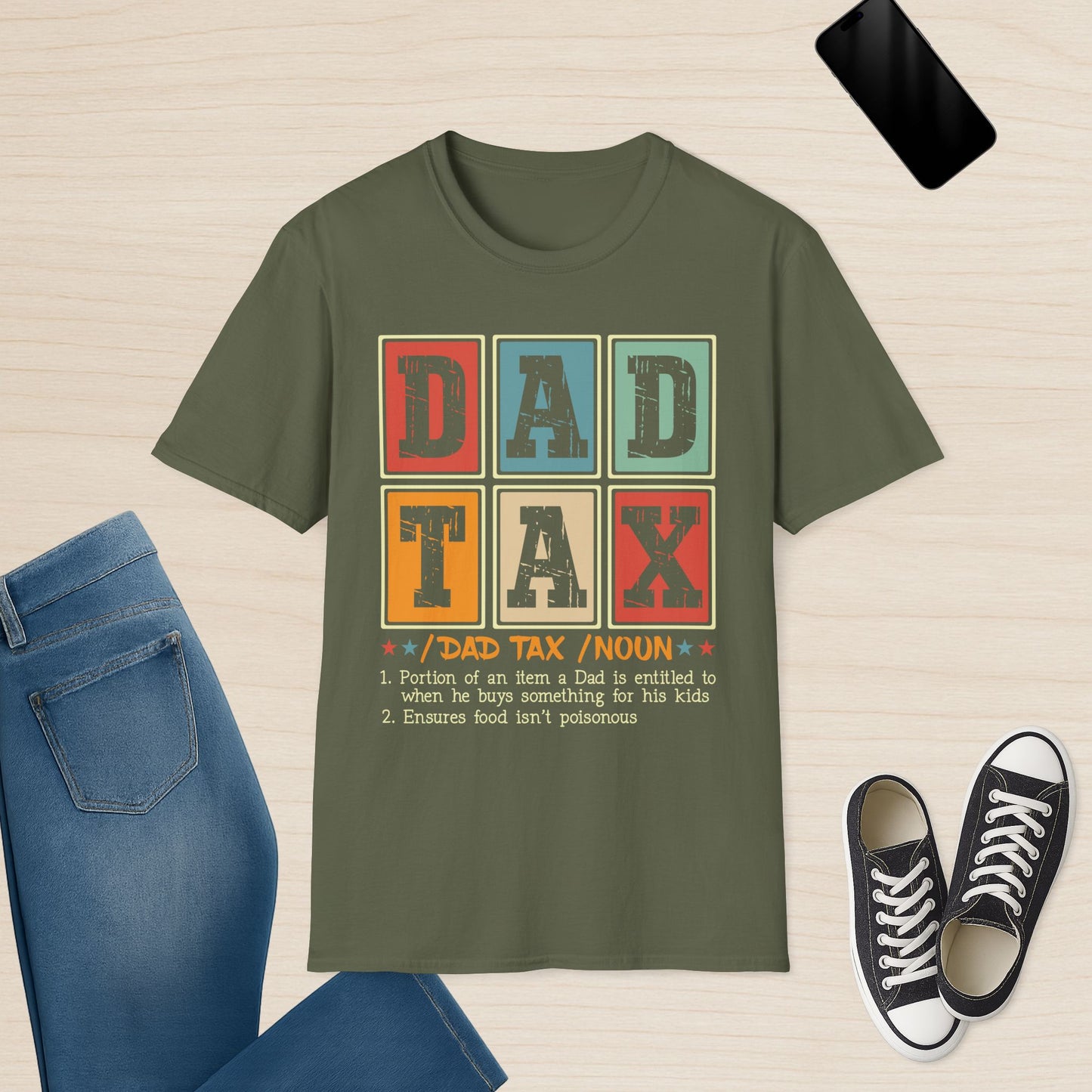 Dad Tax Funny Definition T-Shirt