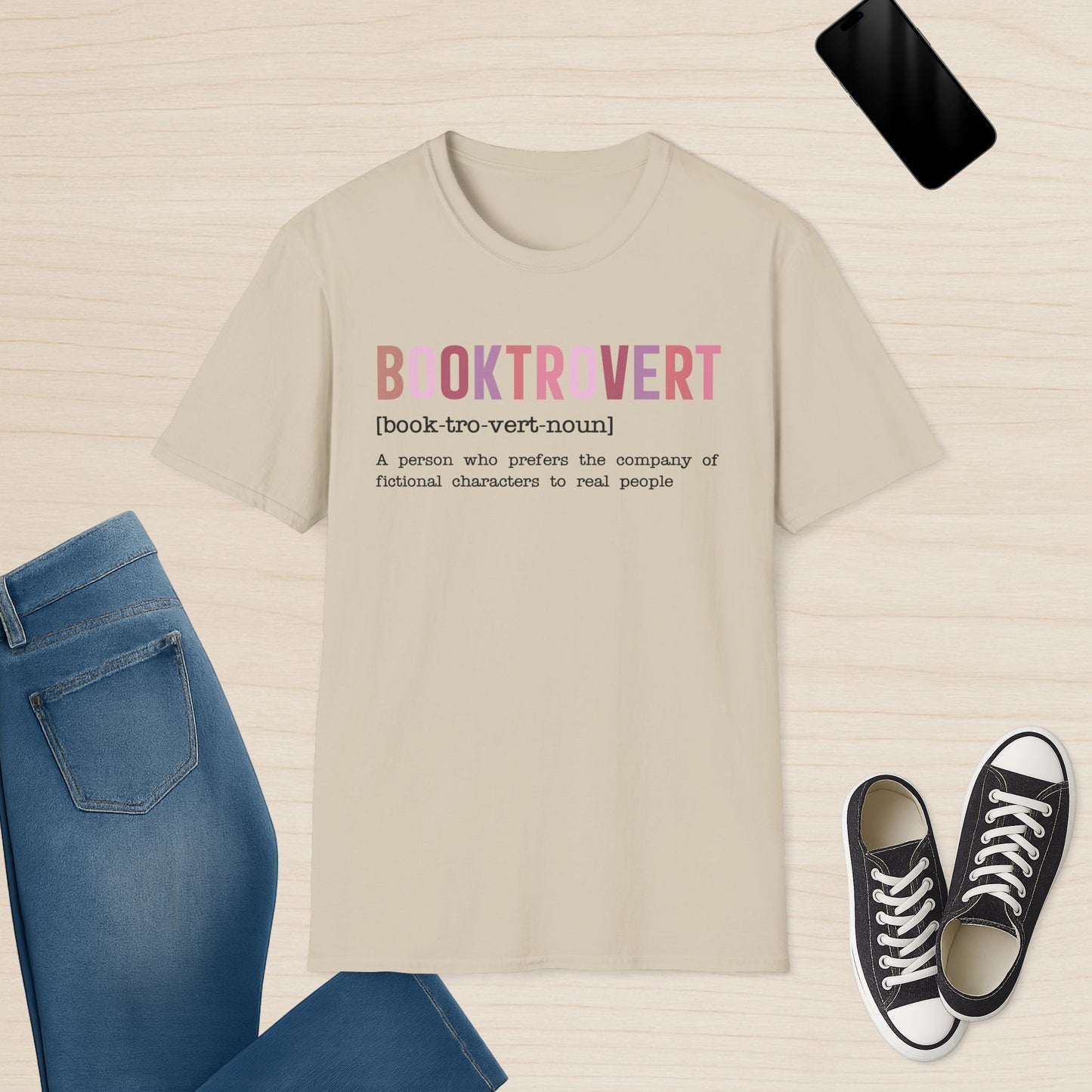 Camiseta gráfica BOOKTROVERT
