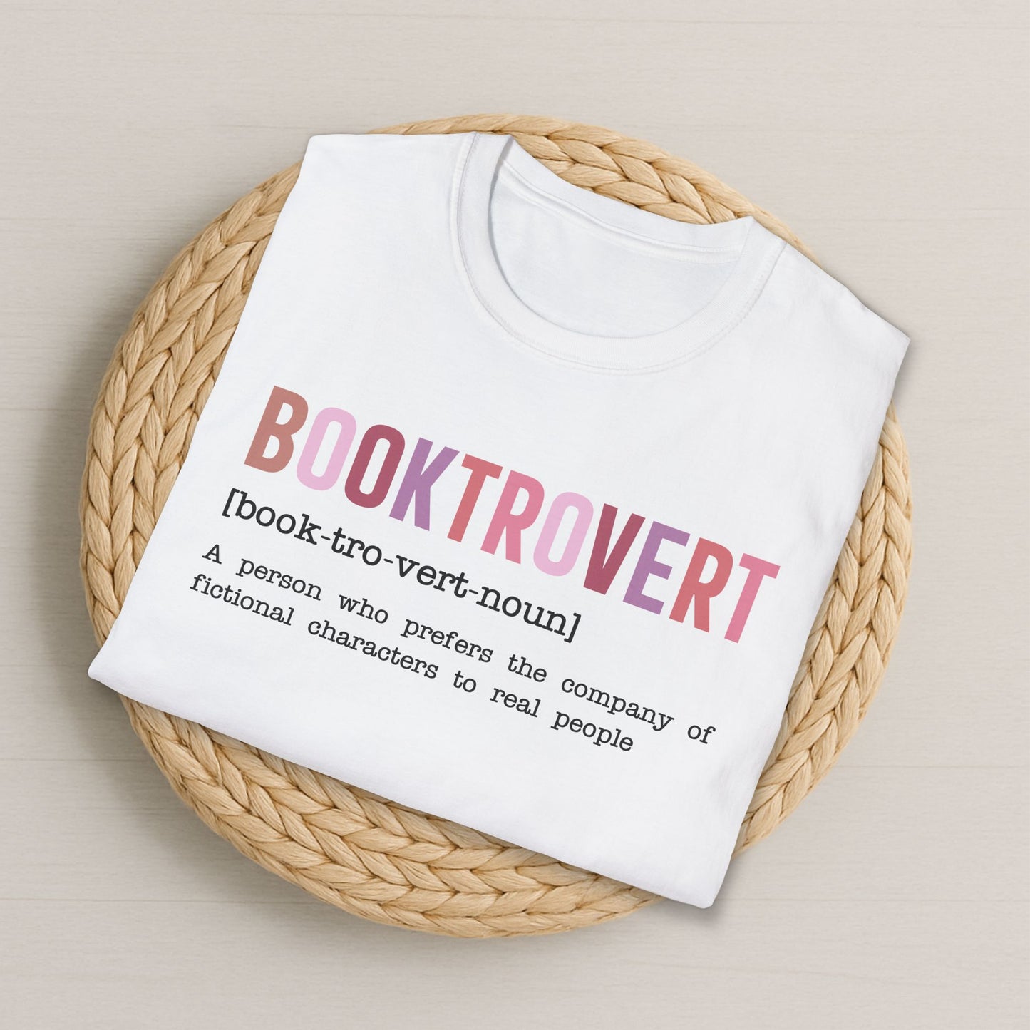 Camiseta gráfica BOOKTROVERT