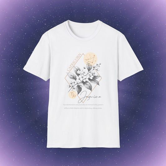 Capricorn Zodiac Birth Flower T-Shirt