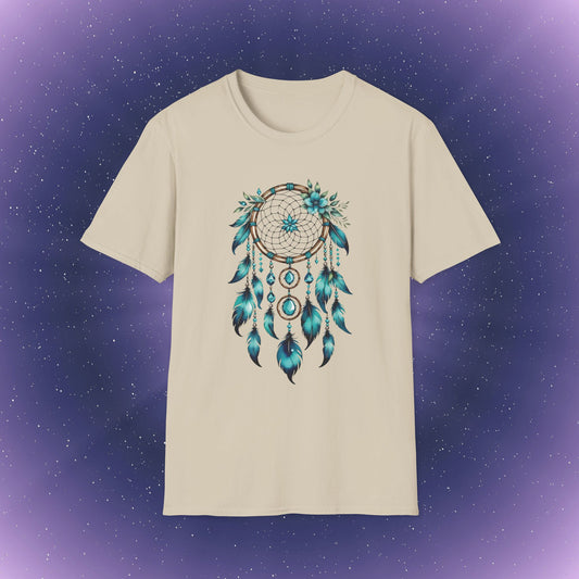 Sagittarius Turquoise Birthstone Dreamcatcher T-Shirt
