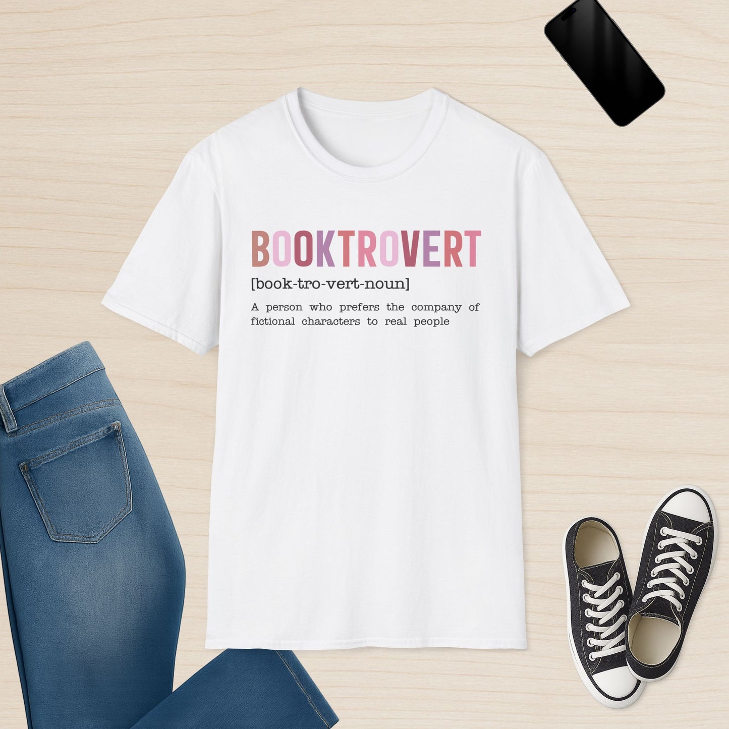 Camiseta gráfica BOOKTROVERT