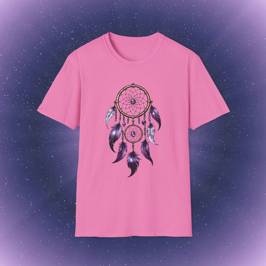 Aquarius Amethyst Birthstone Dreamcatcher T-Shirt