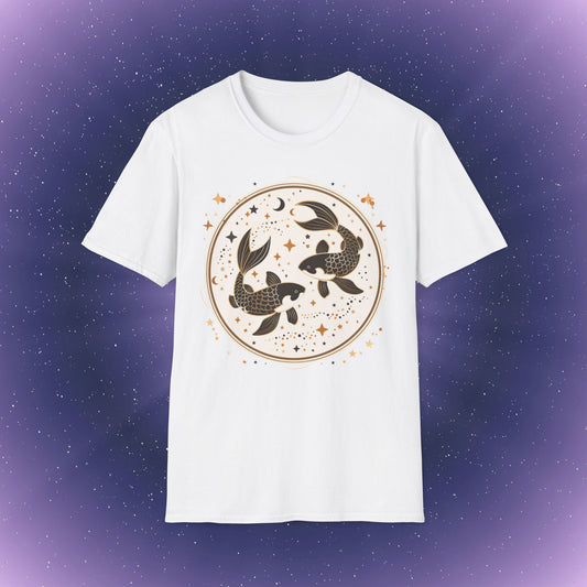 Pisces Boho Zodiac Sign T-Shirt
