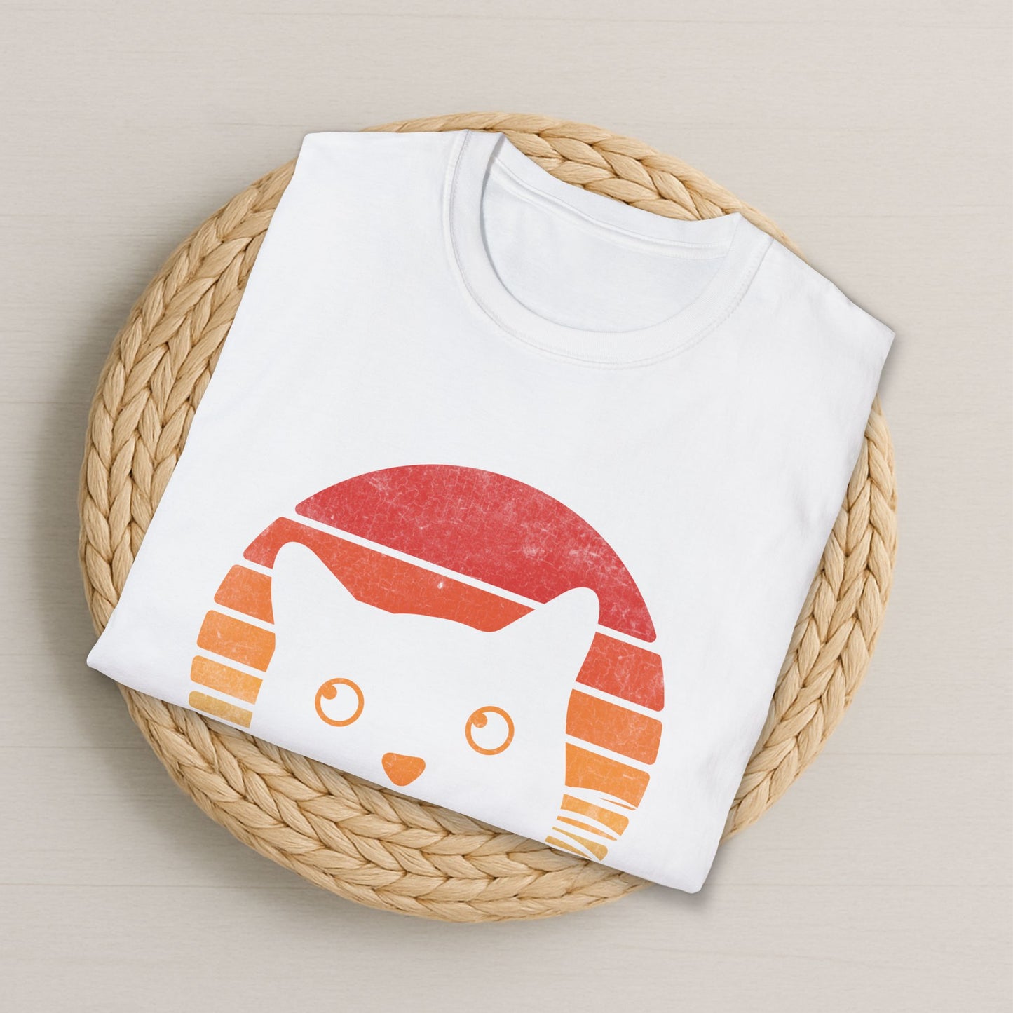 Ew People Retro-Katzen-T-Shirt