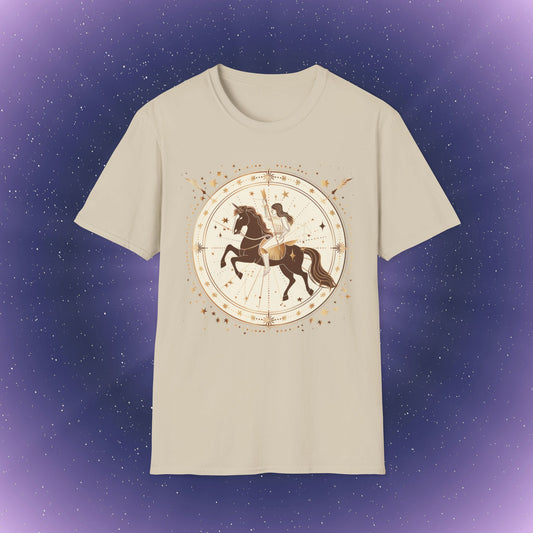 Sagittarius Boho Zodiac Sign T-Shirt