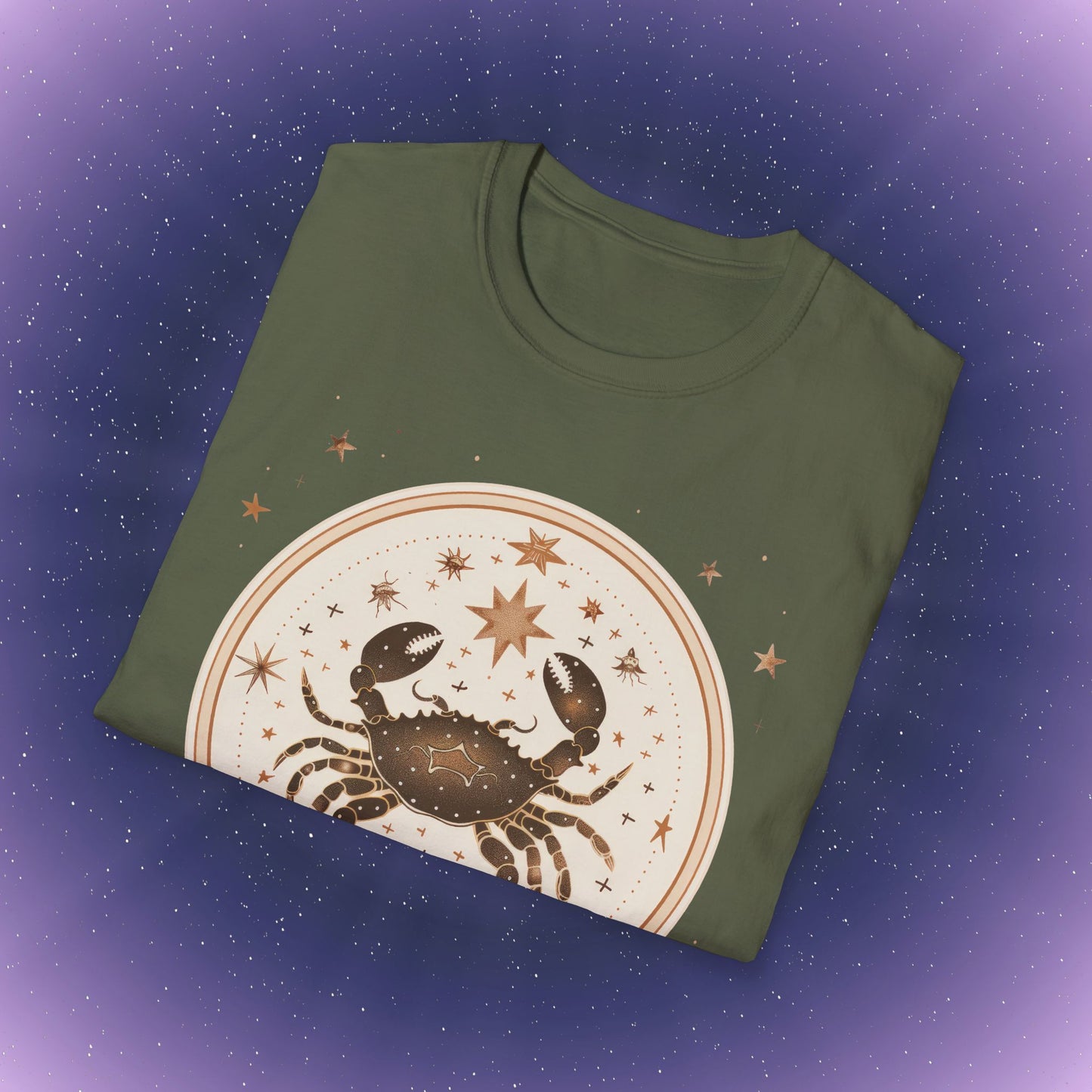 Camiseta bohemia del signo zodiacal Cáncer