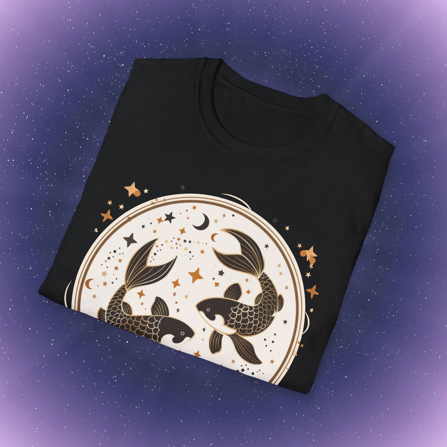 Camiseta bohemia del signo zodiacal Piscis