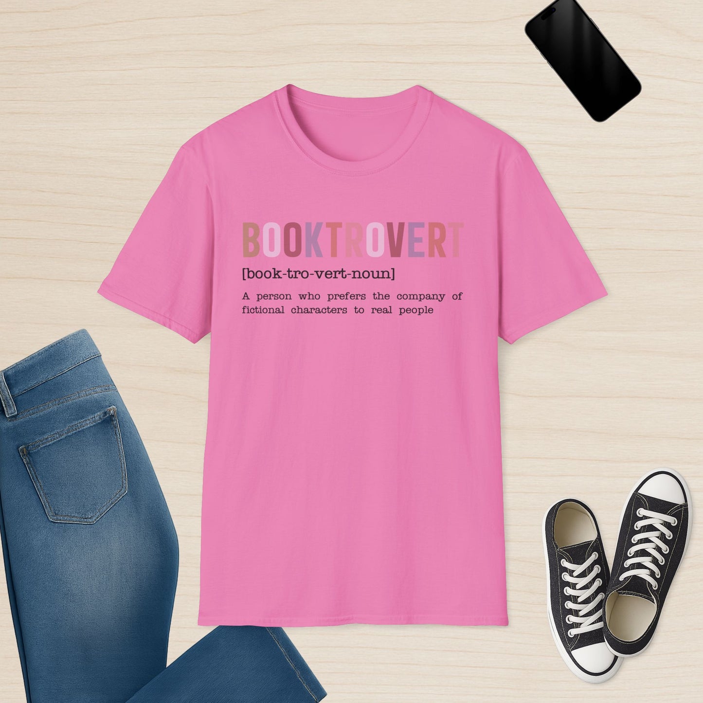 Camiseta gráfica BOOKTROVERT